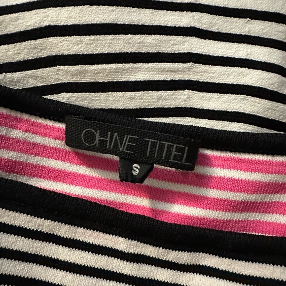 Ohne Titel Striped Fit and Flare Dress Size S - Picture 5 of 6